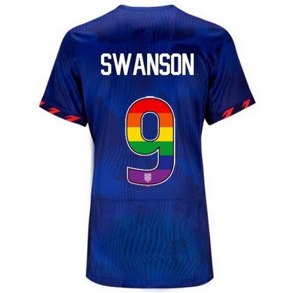 USA Mallory Swanson Blue 23/24 Pride Women's Soccer Jersey