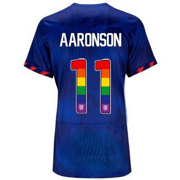 USA Brenden Aaronson Blue 23/24 Pride Women's Soccer Jersey