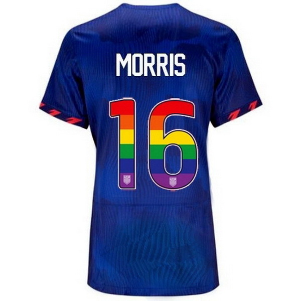 USA Jordan Morris Blue 23/24 Pride Women's Soccer Jersey