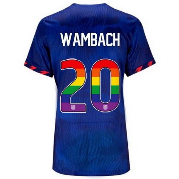 USA Abby Wambach Blue 23/24 Pride Women's Soccer Jersey