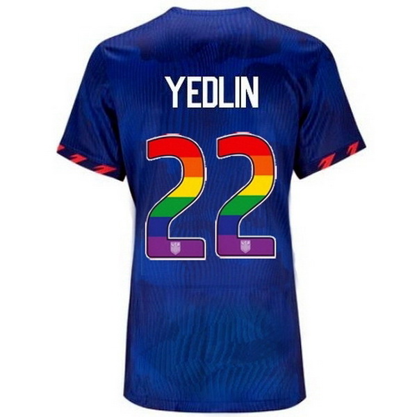 USA DeAndre Yedlin Blue 23/24 Pride Women's Soccer Jersey