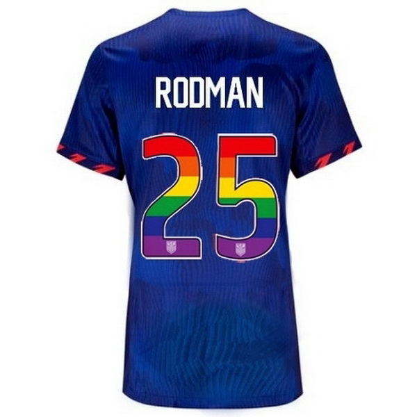 USA Trinity Rodman Blue 23/24 Pride Women's Soccer Jersey