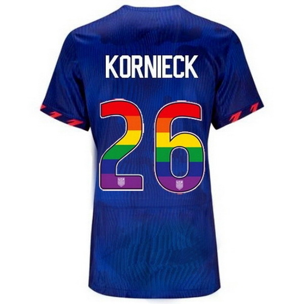 USA Taylor Kornieck Blue 23/24 Pride Women's Soccer Jersey