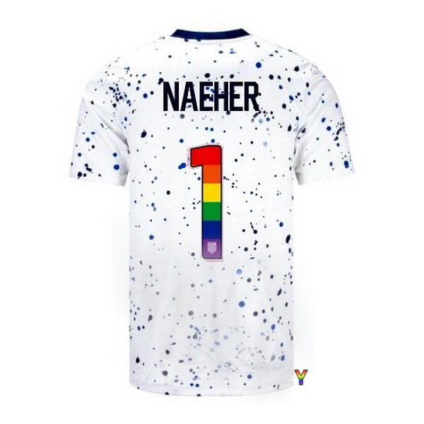 USA Alyssa Naeher White 23/24 Pride Youth Soccer Jersey