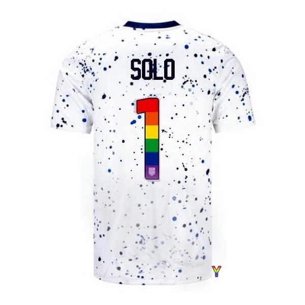 USA Hope Solo White 23/24 Pride Youth Soccer Jersey