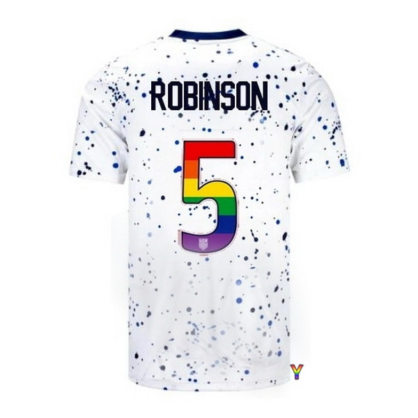 USA Antonee Robinson White 23/24 Pride Youth Soccer Jersey