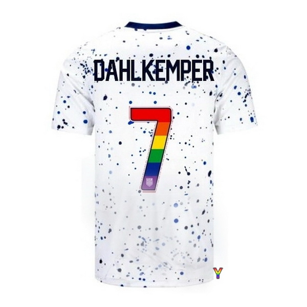 USA Abby Dahlkemper White 23/24 Pride Youth Soccer Jersey