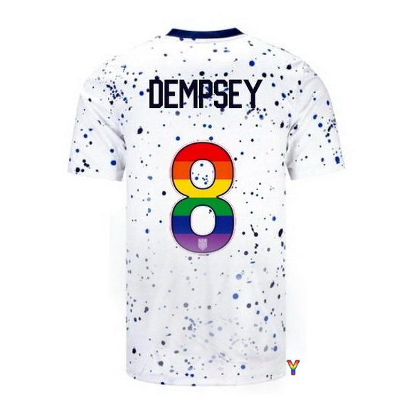 USA Clint Dempsey White 23/24 Pride Youth Soccer Jersey