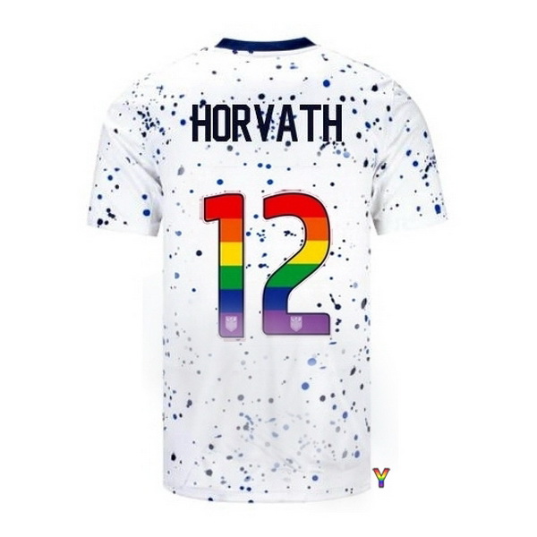 USA Ethan Horvath White 23/24 Pride Youth Soccer Jersey