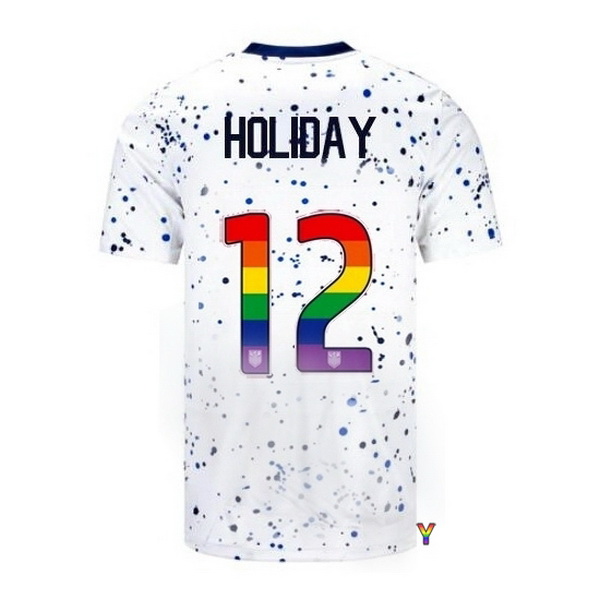 USA Lauren Holiday White 23/24 Pride Youth Soccer Jersey