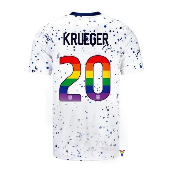 USA Casey Krueger White 23/24 Pride Youth Soccer Jersey