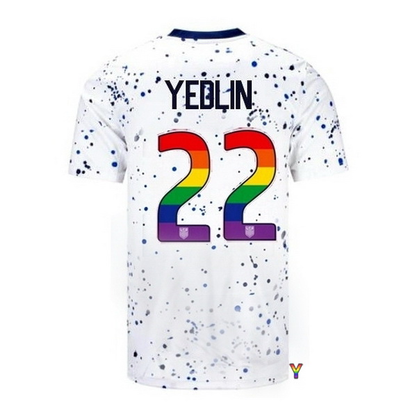 USA DeAndre Yedlin White 23/24 Pride Youth Soccer Jersey