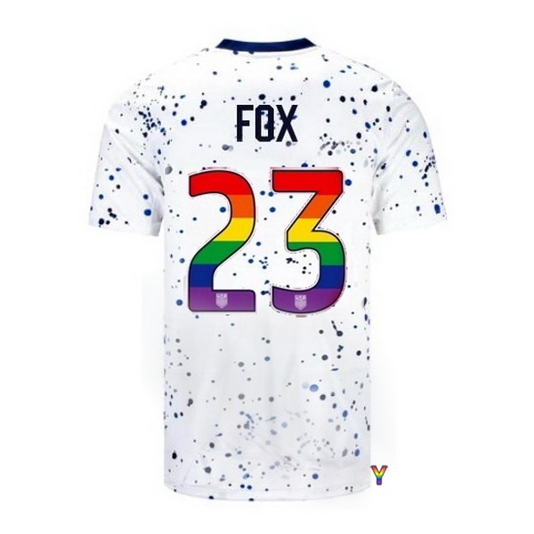 USA Emily Fox White 23/24 Pride Youth Soccer Jersey