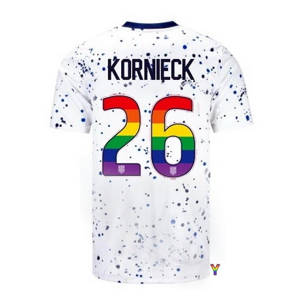 USA Taylor Kornieck White 23/24 Pride Youth Soccer Jersey