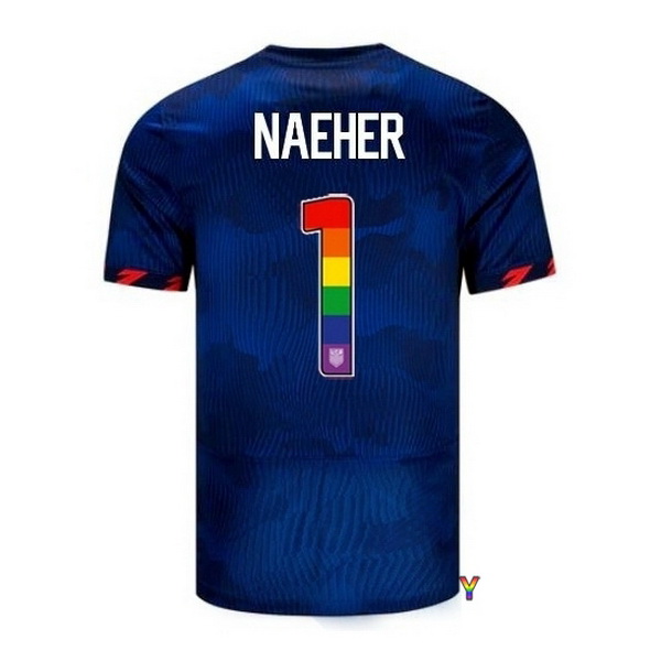 USA Alyssa Naeher Blue 23/24 Pride Youth Soccer Jersey