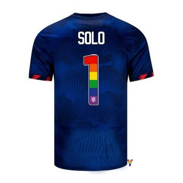 USA Hope Solo Blue 23/24 Pride Youth Soccer Jersey