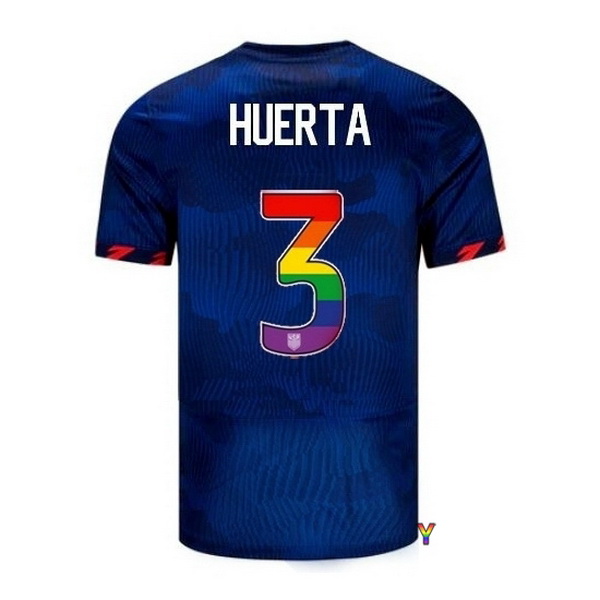 USA Sofia Huerta Blue 23/24 Pride Youth Soccer Jersey