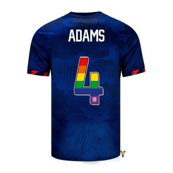 USA Tyler Adams Blue 23/24 Pride Youth Soccer Jersey