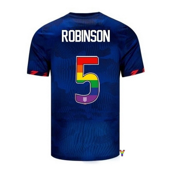 USA Antonee Robinson Blue 23/24 Pride Youth Soccer Jersey