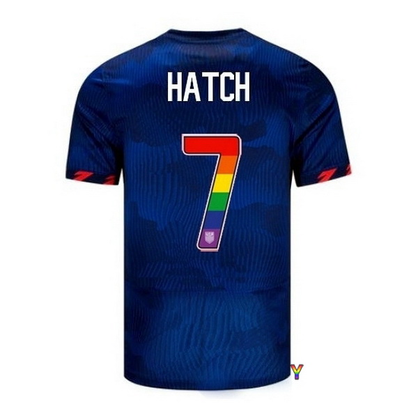 USA Ashley Hatch Blue 23/24 Pride Youth Soccer Jersey