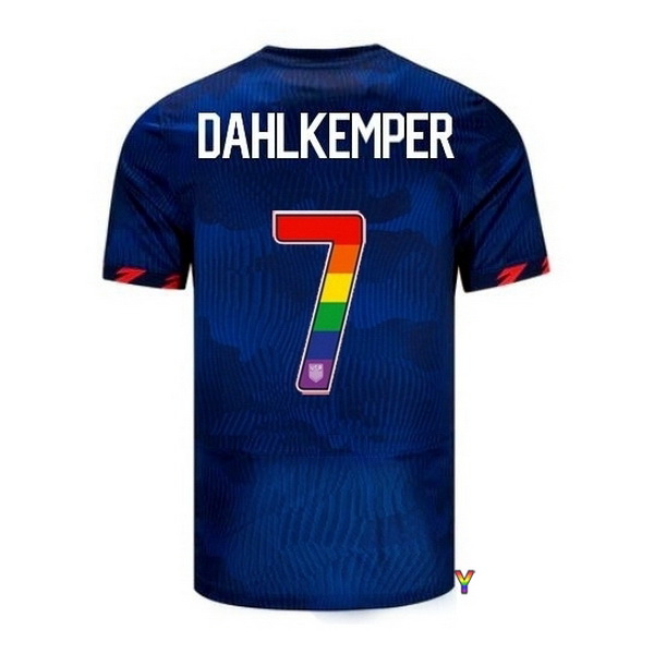 USA Abby Dahlkemper Blue 23/24 Pride Youth Soccer Jersey