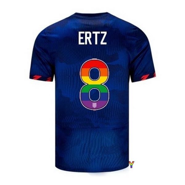 USA Julie Ertz Blue 23/24 Pride Youth Soccer Jersey