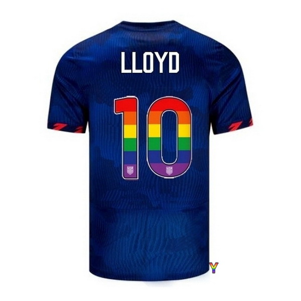 USA Carli Lloyd Blue 23/24 Pride Youth Soccer Jersey