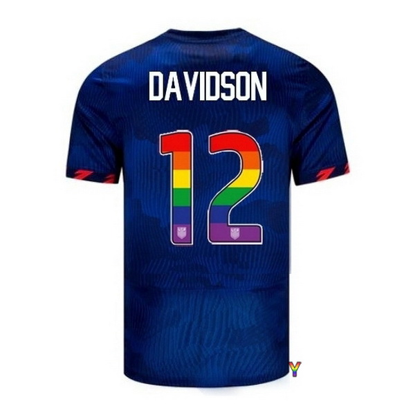 USA Tierna Davidson Blue 23/24 Pride Youth Soccer Jersey