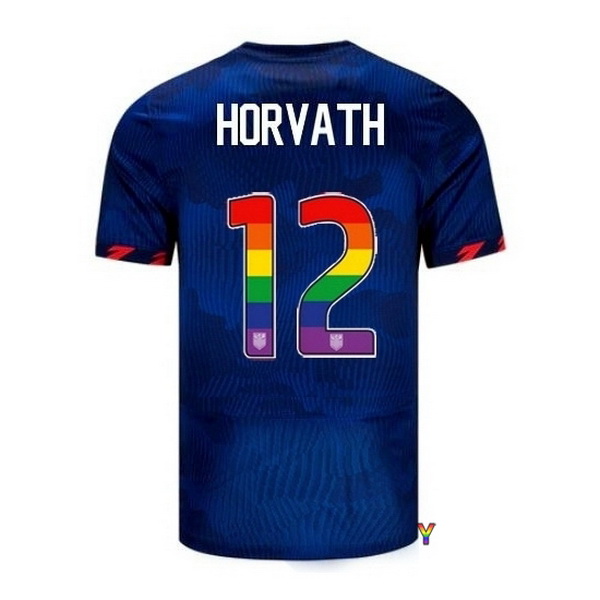 USA Ethan Horvath Blue 23/24 Pride Youth Soccer Jersey