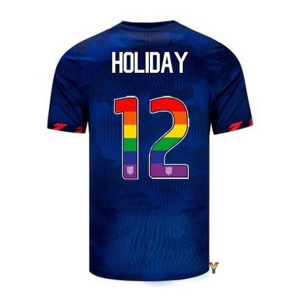 USA Lauren Holiday Blue 23/24 Pride Youth Soccer Jersey