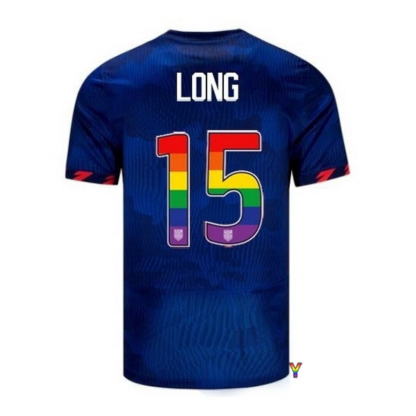 USA Aaron Long Blue 23/24 Pride Youth Soccer Jersey