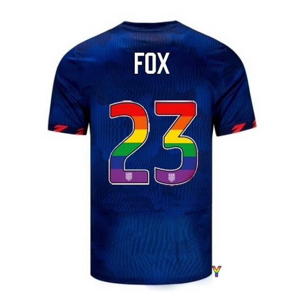 USA Emily Fox Blue 23/24 Pride Youth Soccer Jersey