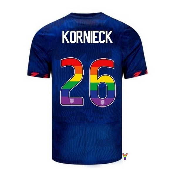 USA Taylor Kornieck Blue 23/24 Pride Youth Soccer Jersey