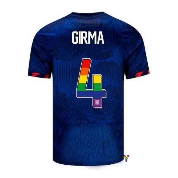 USA Naomi Girma Blue 23/24 Pride Youth Soccer Jersey