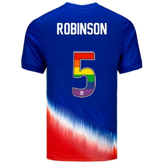 Antonee Robinson USA Blue/Red 2024 Pride Men's Soccer Jersey