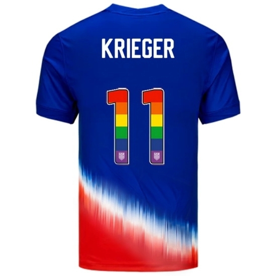 Ali Krieger USA Blue/Red 2024 Pride Men's Soccer Jersey