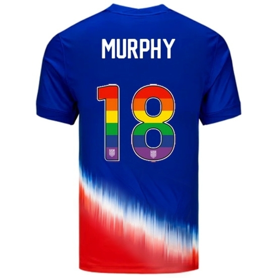 Casey Murphy USA Blue/Red 2024 Pride Men's Soccer Jersey