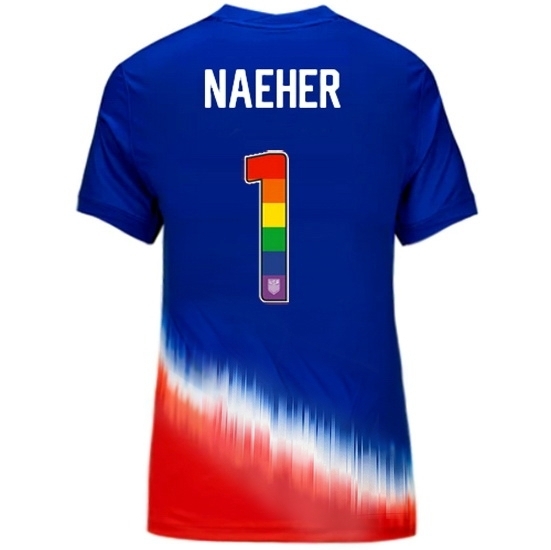 Alyssa Naeher USA Blue/Red 2024 Pride Women's Soccer Jersey