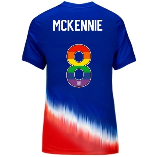 Weston McKennie USA Blue/Red 2024 Pride Women's Soccer Jersey