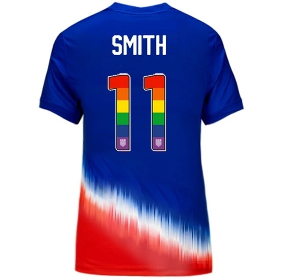 Sophia Smith USA Blue/Red 2024 Pride Women's Soccer Jersey